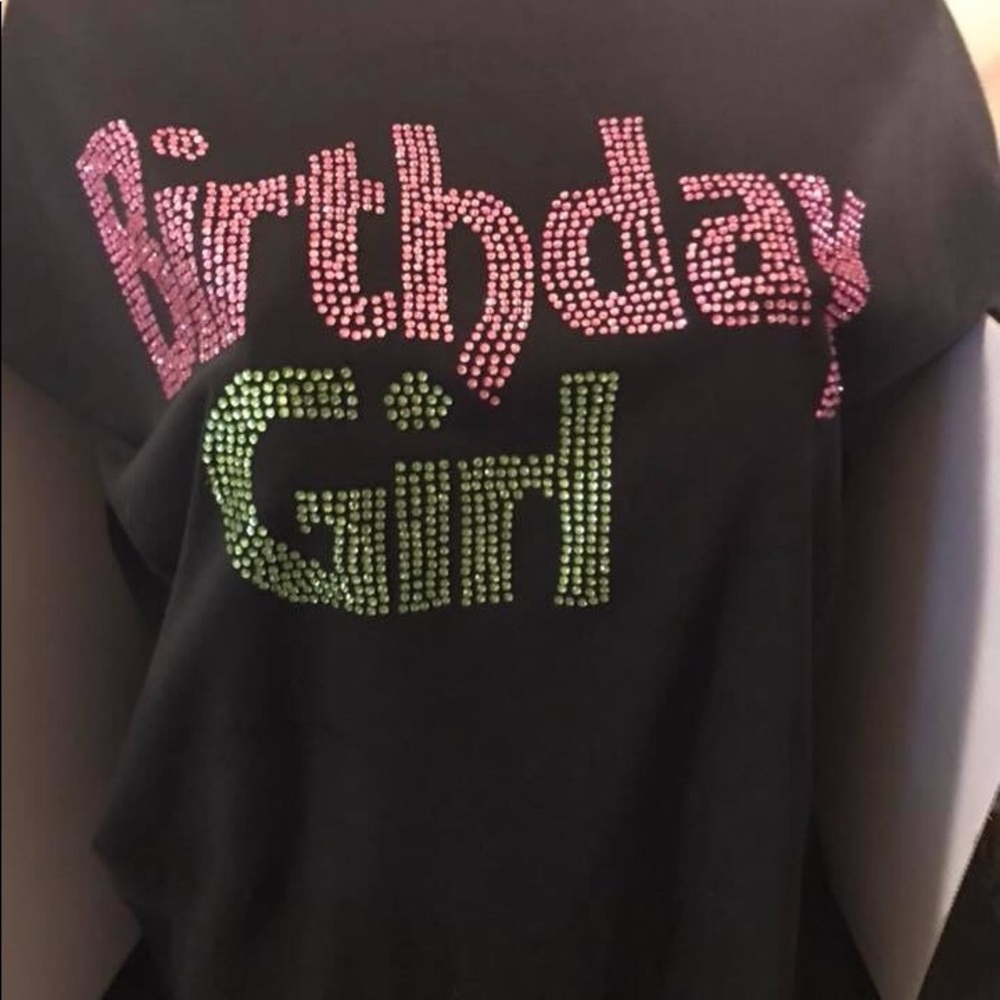 Birthday Girl 2 Rhinestone Tshirt